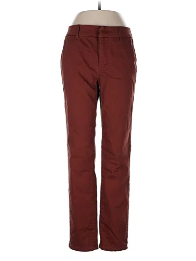 Pre-owned Assorted Brands Casual Pants In Burgundy
