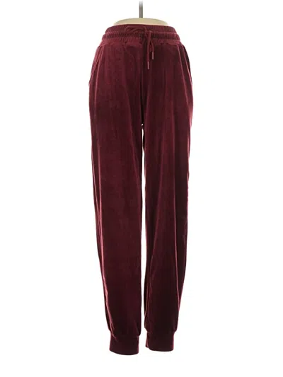 Pre-owned Assorted Brands Casual Pants In Burgundy