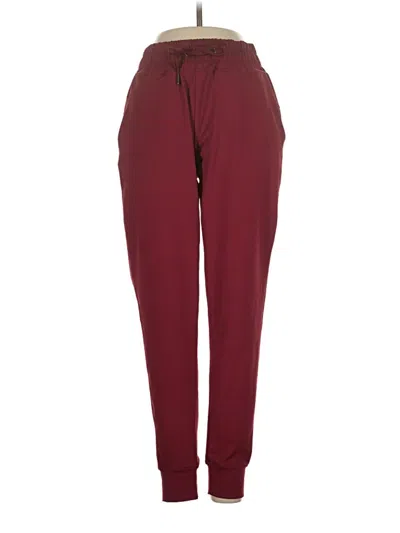 Pre-owned Assorted Brands Casual Pants In Burgundy