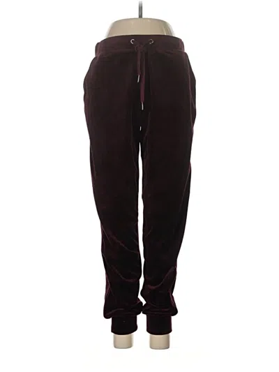 Pre-owned Assorted Brands Casual Pants In Burgundy