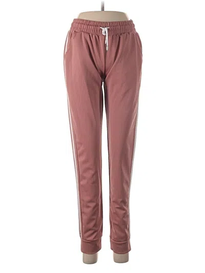 Pre-owned Assorted Brands Casual Pants In Burgundy