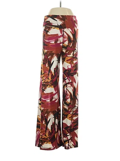 Pre-owned Assorted Brands Casual Pants In Burgundy