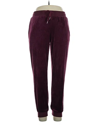 Pre-owned Assorted Brands Casual Pants In Burgundy