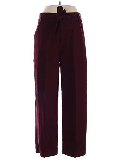Pre-owned Assorted Brands Casual Pants In Burgundy