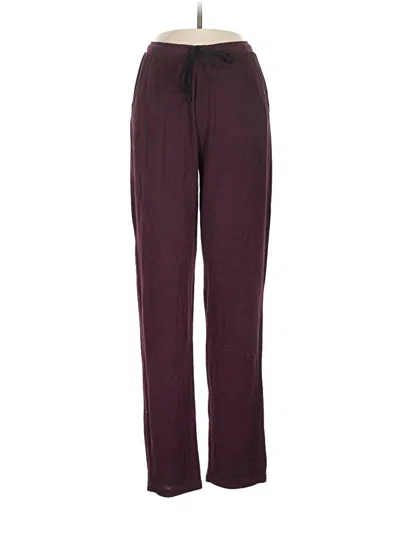 Pre-owned Assorted Brands Casual Pants In Burgundy