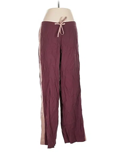 Assorted Brands Casual Pants In Burgundy