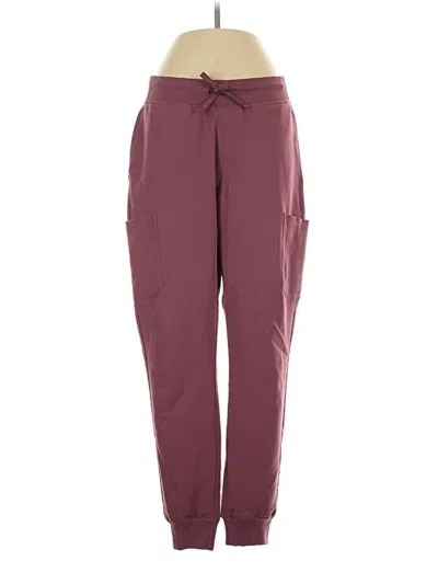 Pre-owned Assorted Brands Casual Pants In Burgundy
