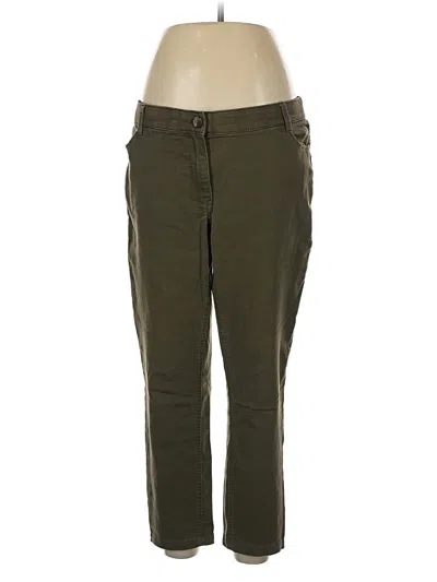 Pre-owned Assorted Brands Casual Pants In Green