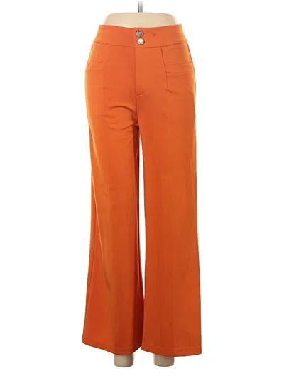 Pre-owned Assorted Brands Casual Pants In Orange