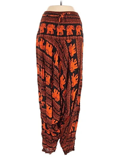 Pre-owned Assorted Brands Casual Pants In Orange