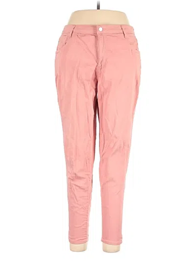 Pre-owned Assorted Brands Casual Pants In Pink