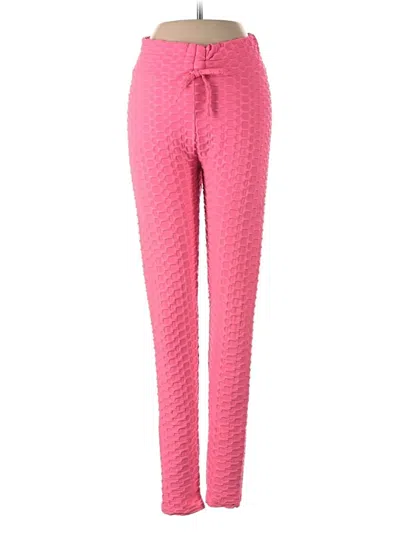 Pre-owned Assorted Brands Casual Pants In Pink