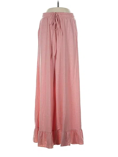 Pre-owned Assorted Brands Casual Pants In Pink