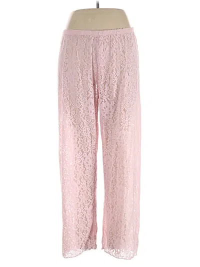 Pre-owned Assorted Brands Casual Pants In Pink