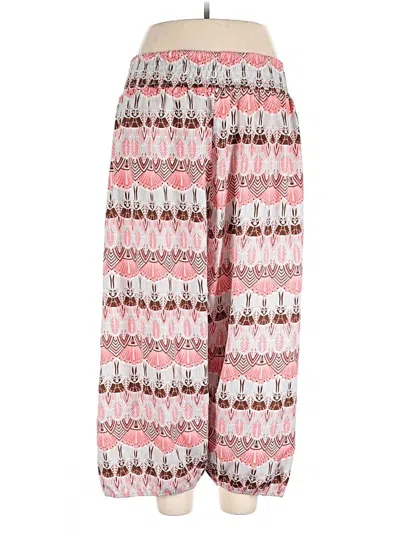 Pre-owned Assorted Brands Casual Pants In Pink