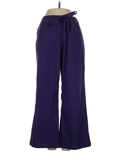 Pre-owned Assorted Brands Casual Pants In Purple