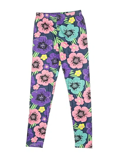 Pre-owned Assorted Brands Kids' Casual Pants In Purple