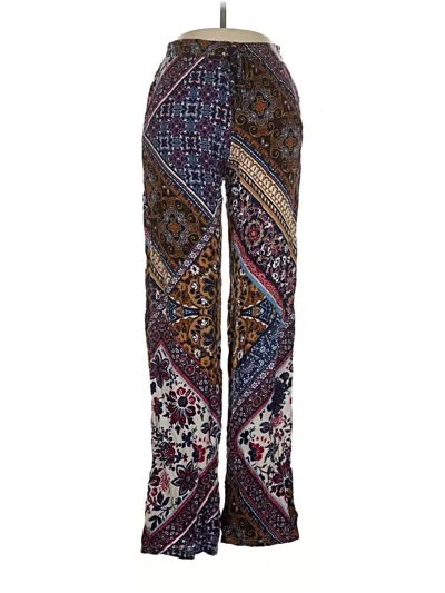Pre-owned Assorted Brands Casual Pants In Purple