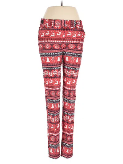 Pre-owned Assorted Brands Casual Pants In Red