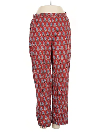 Pre-owned Assorted Brands Casual Pants In Red