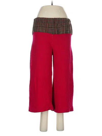 Pre-owned Assorted Brands Casual Pants In Red