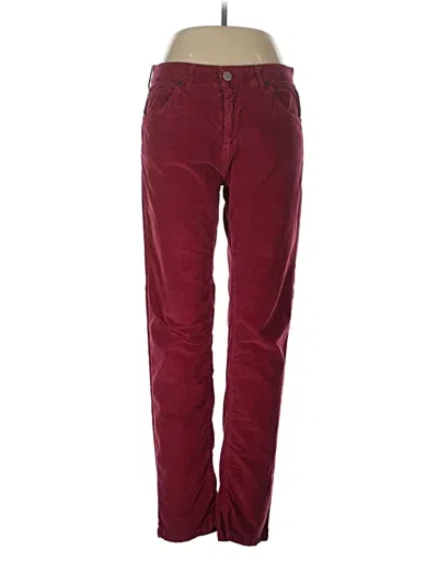 Pre-owned Assorted Brands Casual Pants In Red