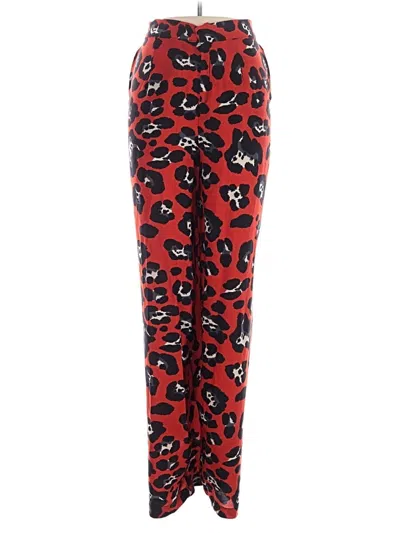 Pre-owned Assorted Brands Casual Pants In Red