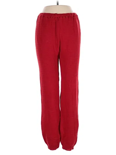 Pre-owned Assorted Brands Casual Pants In Red