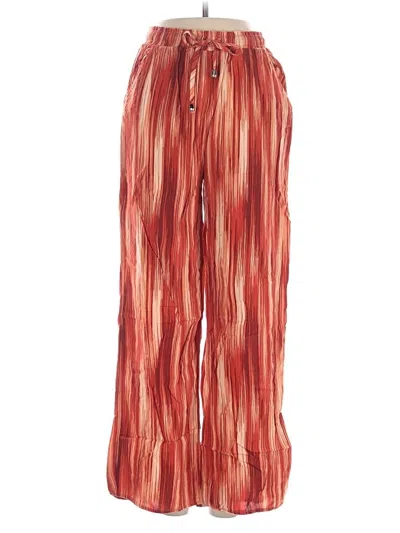 Pre-owned Assorted Brands Casual Pants In Red