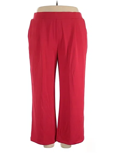 Pre-owned Assorted Brands Casual Pants In Red