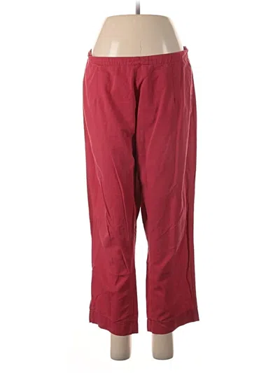 Pre-owned Assorted Brands Casual Pants In Red
