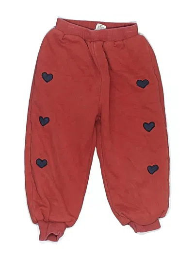 Pre-owned Assorted Brands Kids' Casual Pants In Red