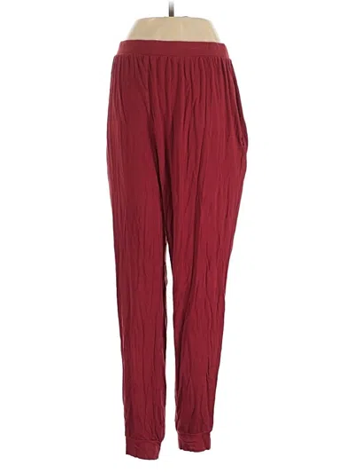 Pre-owned Assorted Brands Casual Pants In Red