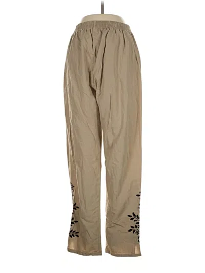 Pre-owned Assorted Brands Casual Pants In Tan