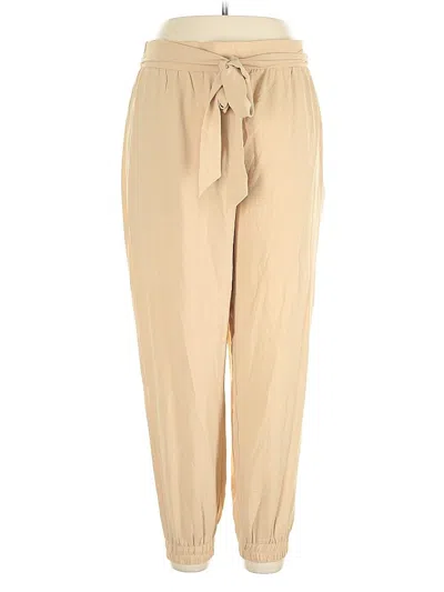 Pre-owned Assorted Brands Casual Pants In Tan