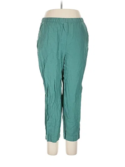 Pre-owned Assorted Brands Casual Pants In Teal