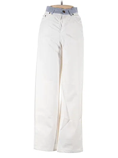 Pre-owned Assorted Brands Casual Pants In White