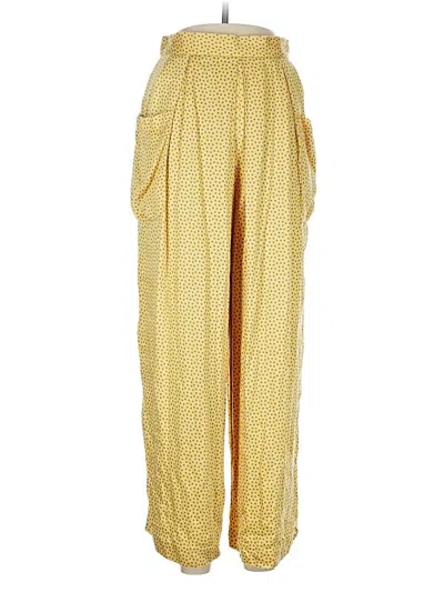 Pre-owned Assorted Brands Casual Pants In Yellow