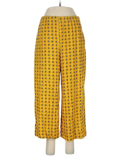 Pre-owned Assorted Brands Casual Pants In Yellow