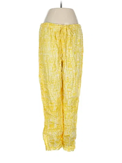 Pre-owned Assorted Brands Casual Pants In Yellow