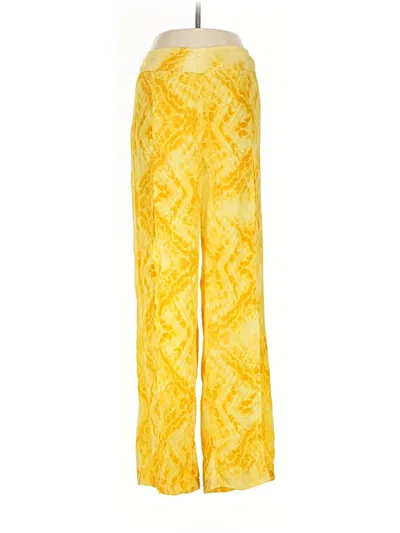 Pre-owned Assorted Brands Casual Pants In Yellow