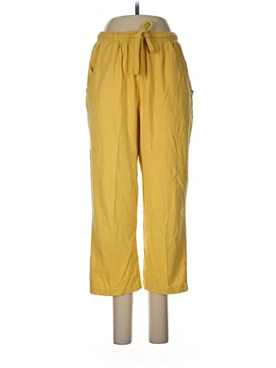 Pre-owned Assorted Brands Casual Pants In Yellow