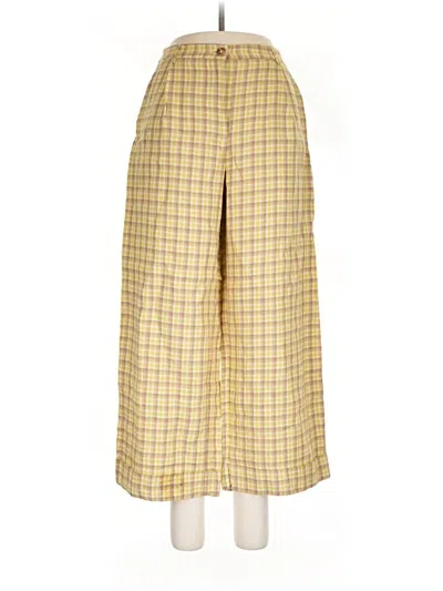 Pre-owned Assorted Brands Casual Pants In Yellow