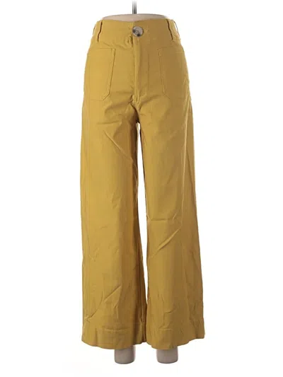 Pre-owned Assorted Brands Casual Pants In Yellow