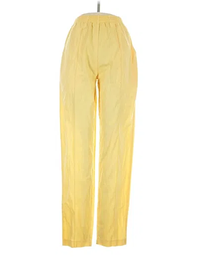 Pre-owned Assorted Brands Casual Pants In Yellow