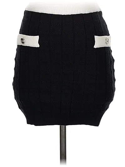 Pre-owned Assorted Brands Casual Skirt In Black