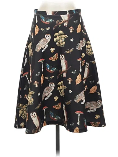Pre-owned Assorted Brands Casual Skirt In Black