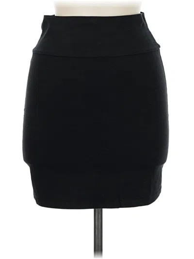 Pre-owned Assorted Brands Casual Skirt In Black