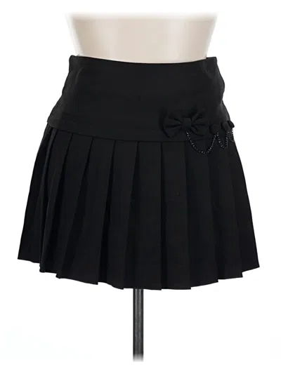 Pre-owned Assorted Brands Casual Skirt In Black