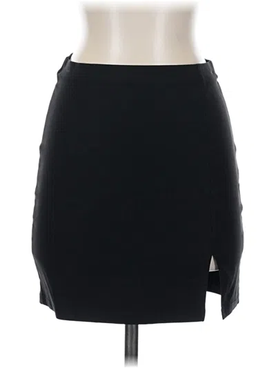 Pre-owned Assorted Brands Casual Skirt In Black